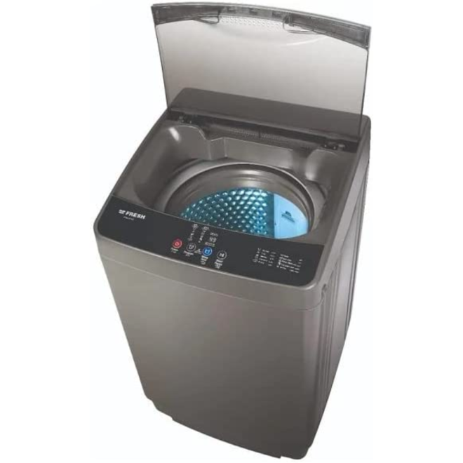 غساله فريش فوق اوتوماتيك 7كيلو سلفر جسم بلاستيك فيس ليفت