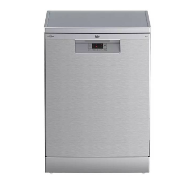 غساله اطباق بيكو 14فرد 60سم سلفر 5برنامج ديجيتال بخار BDFN15421S