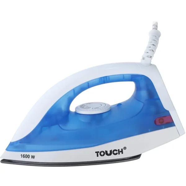 مكواة جافة تاتش الزنوكي، 1600 وات، 40420   ازرق فاتح ابيض