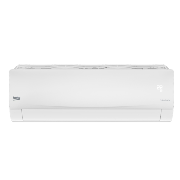 Beko Split Air Conditioner With Inverter , 1 5 Hp, Cooling Only, White   Bict1220