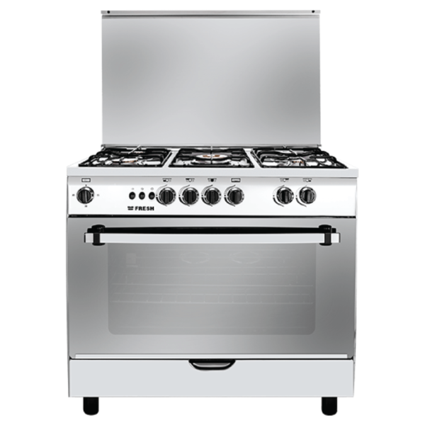 بوتجاز فريش 5شعله 90سم جامبو ستانلس مروحة تايمر اشعال كود 6272