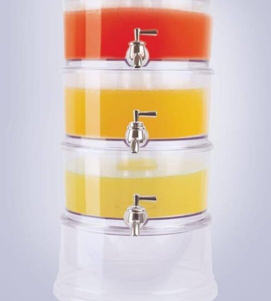 ديسبنسر عصير اكريلك ٣ دور بالحنفيه