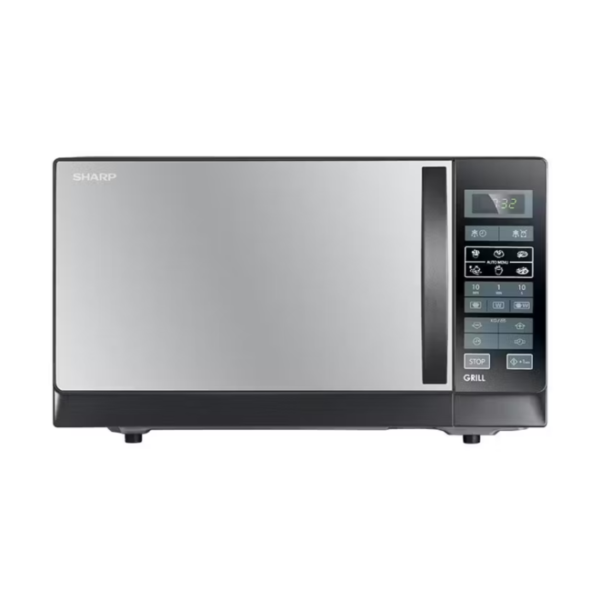 ميكرويف شارب 25لتر اسود ديجيتال بشوايه 900وات R750MRK