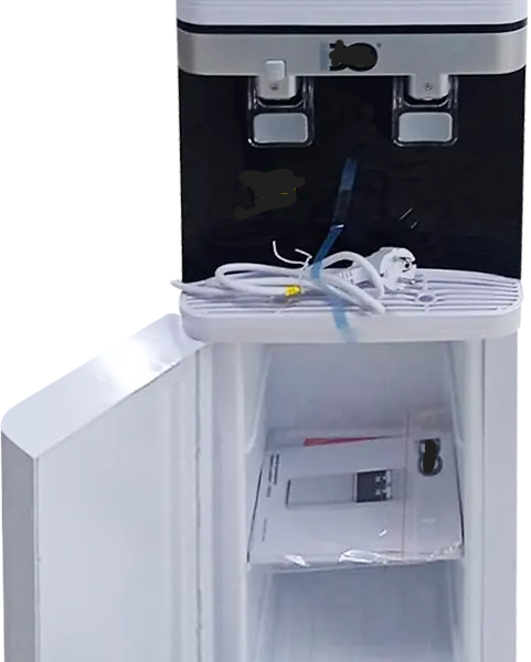 مبرد مياه تايجر2 حنفية ( بارد + ساخن)، تحميل علوي، حافظة، أبيض*أسود