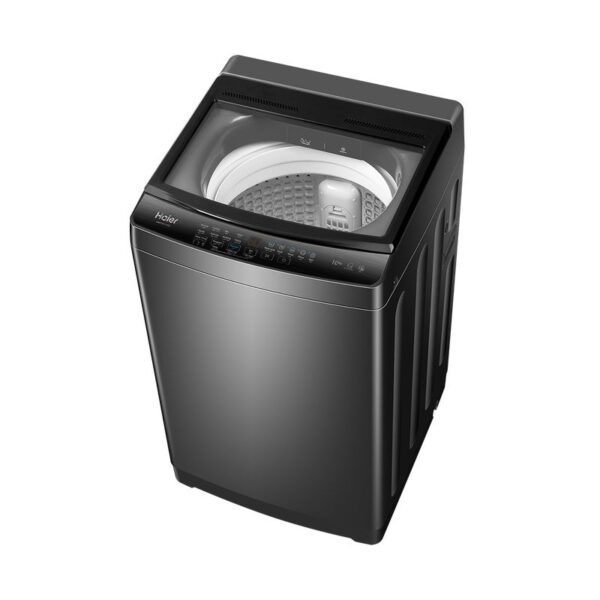 غساله هاير فوق اتوماتيك 10كيلو سلفر غامق هيدروليك HWM100 316S8