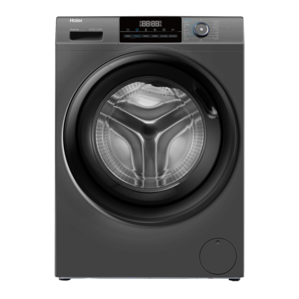 غساله هاير أوتوماتيك 9 كيلو موتور انفرتر 1400 لفه سيلفر HW90 BP14929AS6