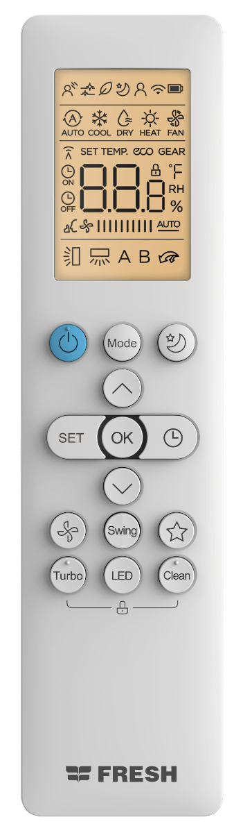 تكييف فريش سبليت سمارت ديجيتال 1 5 حصان بارد الصورة 2