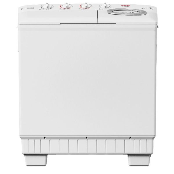 غساله ميديا هاف 10كيلو حوضين ابيض MTE02W100W