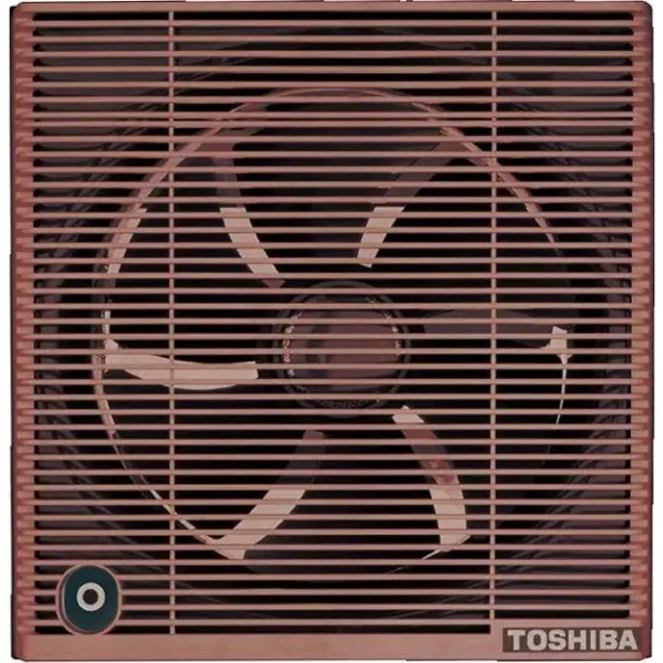 شفاط هواء توشيبا بشبكة 25 سم لون بنيVRH20S1N