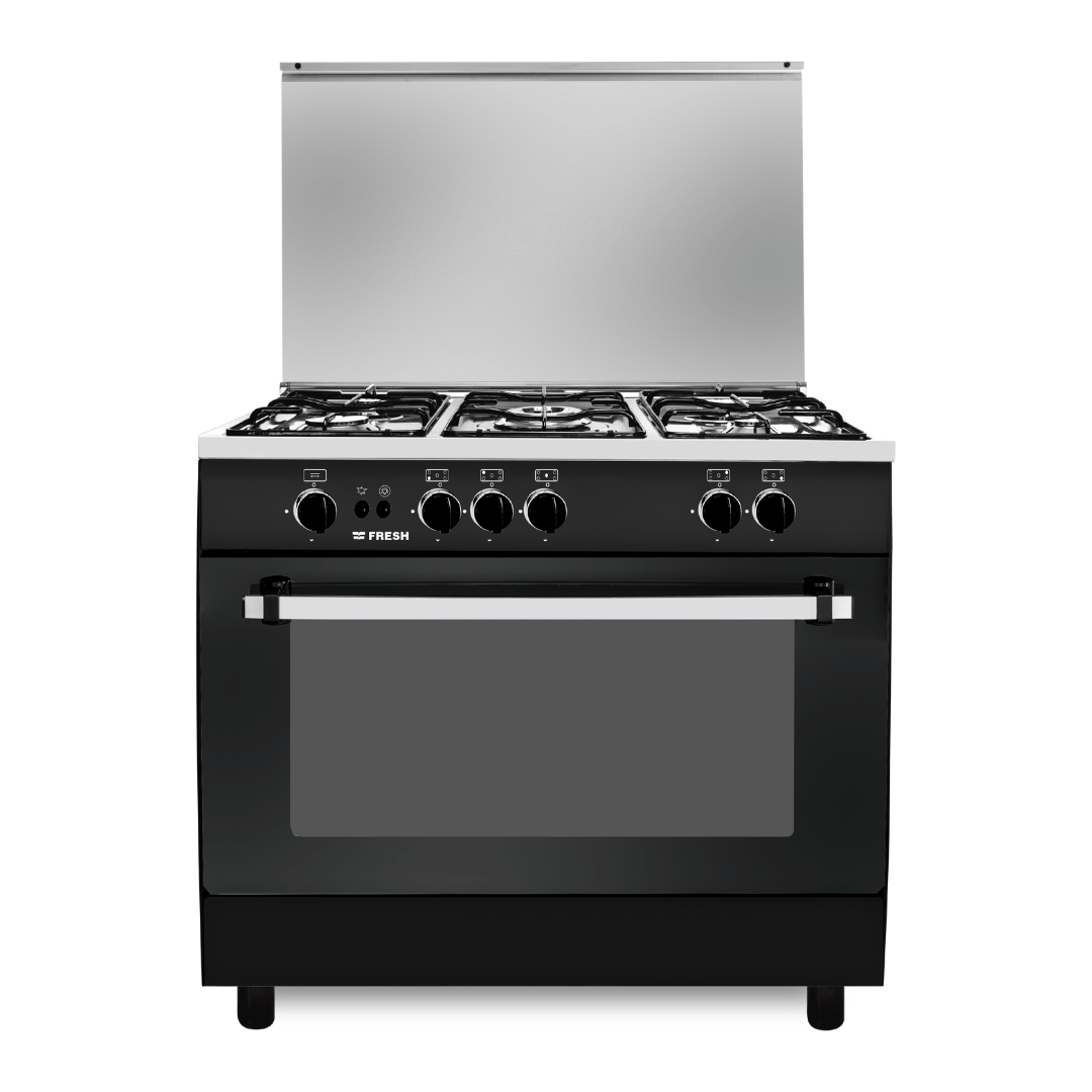 بوتجاز فريش 5شعله 60*90سم جامبو ستار اسود